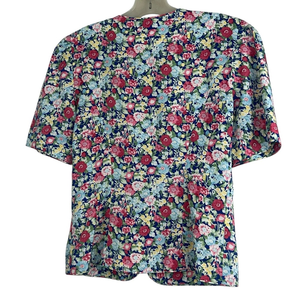 Vintage Maggy London two piece floral skirt & blouse. Size 6 GUC to EUC. - Picture 7 of 13